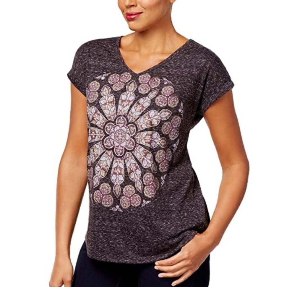 NWT Style & Co Graphic Print Tee